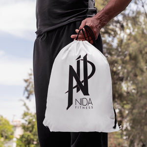 Nida Fitness Logo Drawstring bag